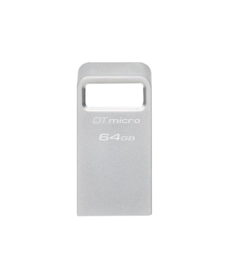 Kingston | USB 3.2 Flash Drive | DataTraveler micro | 64 GB | USB 3.2 | Silver