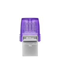 Kingston | DataTraveler | DT Micro Duo 3C | 64 GB | USB Type-C and Type-A | Purple