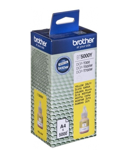 Brother BT5000Y Rašalo papildymo buteliukas, Geltona