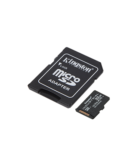 Kingston | UHS-I | 32 GB | microSDHC/SDXC Industrial Card | Flash memory class Class 10, UHS-I, U3, V30, A1