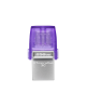 Kingston | DataTraveler | DT Micro Duo 3C | 256 GB | USB Type-C and Type-A | Purple