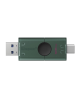 Kingston DataTraveler Duo | 128 GB | USB 3.2 Gen 1 | Black/Green