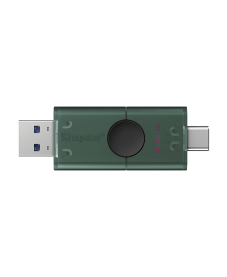 Kingston DataTraveler Duo | 128 GB | USB 3.2 Gen 1 | Black/Green