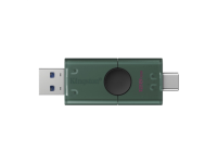 Kingston DataTraveler Duo | 128 GB | USB 3.2 Gen 1 | Black/Green