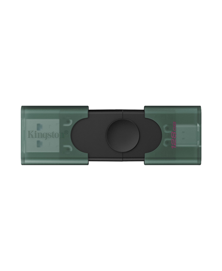 Kingston DataTraveler Duo | 128 GB | USB 3.2 Gen 1 | Black/Green