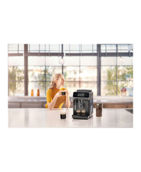Philips | Espresso Coffee Maker | EP2224/10 | Pump pressure 15 bar | Built-in milk frother | Fully automatic | Kashmir Gray