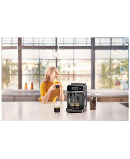 Philips | Espresso Coffee Maker | EP2224/10 | Pump pressure 15 bar | Built-in milk frother | Fully automatic | Kashmir Gray