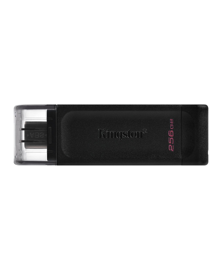 Kingston | USB Flash Drive | DataTraveler 70 | 256 GB | USB 3.2 Gen 1 Type-C | Black