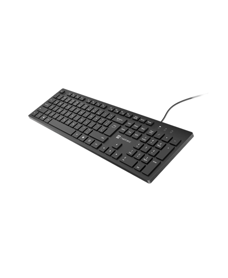Natec | Herring | Keyboard | Wired | US | Black | USB-A