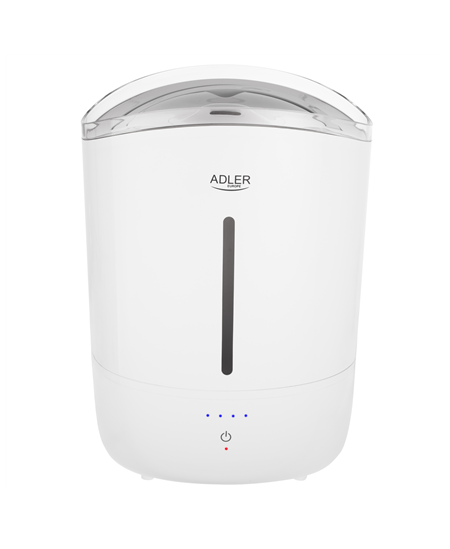 Adler Humidifier | AD 7971 | 30 W | Water tank capacity 5 L | Ultrasonic | Humidification capacity 100-250 ml/hr | White