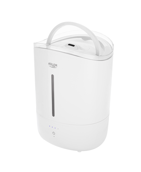 Adler Humidifier | AD 7971 | 30 W | Water tank capacity 5 L | Ultrasonic | Humidification capacity 100-250 ml/hr | White