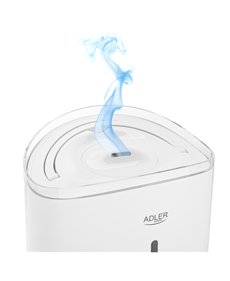 Adler Humidifier | AD 7971 | 30 W | Water tank capacity 5 L | Ultrasonic | Humidification capacity 100-250 ml/hr | White