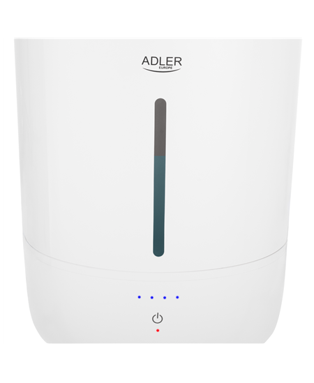 Adler Humidifier | AD 7971 | 30 W | Water tank capacity 5 L | Ultrasonic | Humidification capacity 100-250 ml/hr | White
