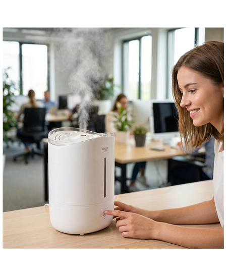 Adler Humidifier | AD 7971 | 30 W | Water tank capacity 5 L | Ultrasonic | Humidification capacity 100-250 ml/hr | White