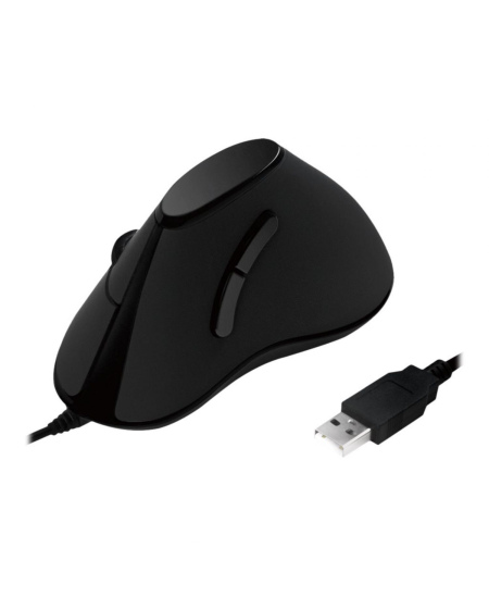 Logilink | Ergonomic Vertical Mouse | ID0158 | Optical | Wired | Black