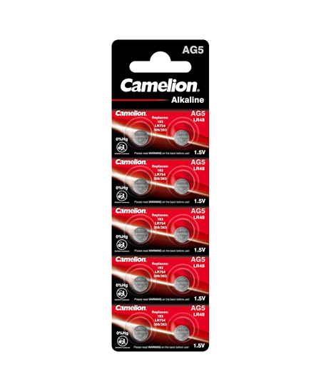 Camelion AG5/LR754/393/193 | Alkaline | 10 pc(s)