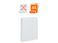 Popierius PLAIN WHITE, 80 g/m2, A5, 500 lapų