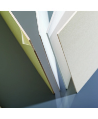 Baltas dvipusis įrišimo kartonas SKANPAPPE 71x101 cm, 500 g/m2, 5 lapų