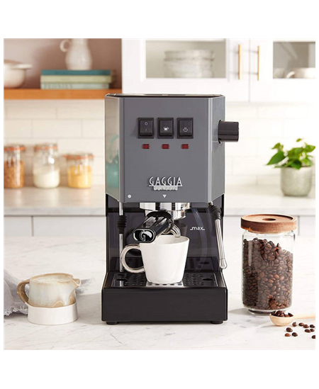 Gaggia | Coffee Maker | RI9481/16 Classic E24 | Pump pressure 15 bar | Built-in milk frother | Semi-automatic | Industrial Grey