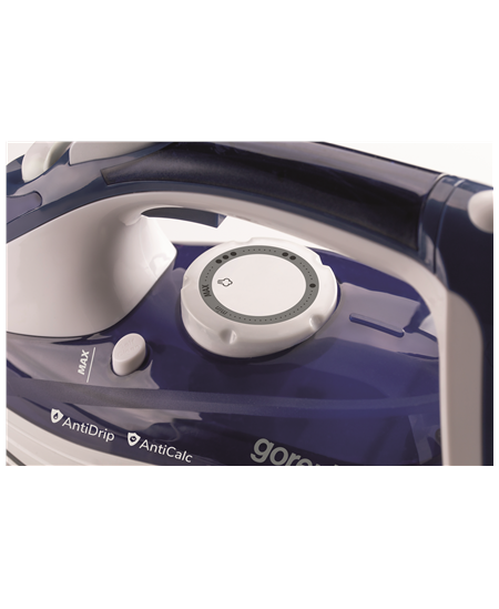 Gorenje | Steam Iron | SIH2600BLC | Steam Iron | 2600 W | Water tank capacity 350 ml | Continuous steam 30 g/min | Steam boost p