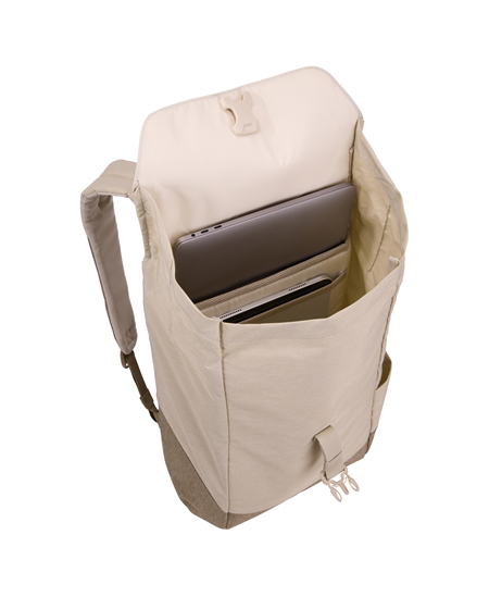 Thule | Lithos | Backpack 16L | Fits up to size 16 " | Laptop backpack | Pelican Gray/Faded Khaki