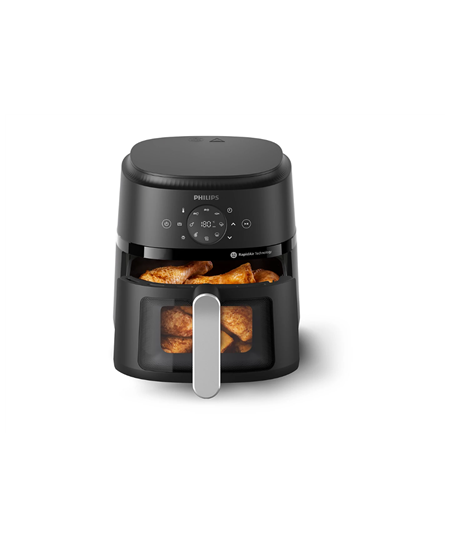 Philips Airfryer | NA221/00 2000 series | Power 1500 W | Capacity 4.2 L | Rapid Air technology | Black/Silver