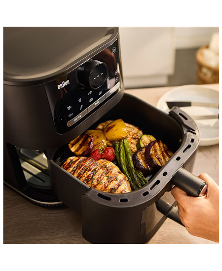 Braun Air Fryer 3in | MultiFry 5 HF5073 | Power 2000 W | Capacity 6 L | Black