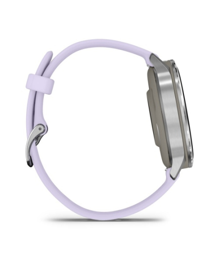 Garmin Venu 4 Išmanusis laikrodis 41 mm Silver / Periwinkle Silicone Band