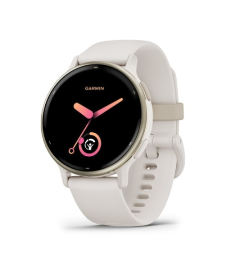 Garmin Vivoactive 5 Išmanusis laikrodis 30.4 mm Cream Gold Aluminum, Ivory Case and Silicone Band