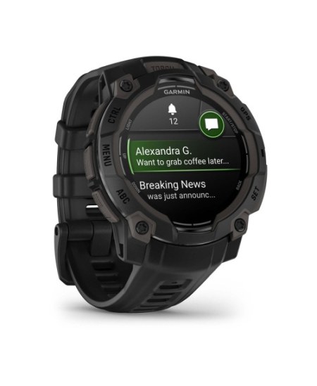 Garmin Instinct 3 Išmanusis laikrodis 45 mm AMOLED Black with Black Band