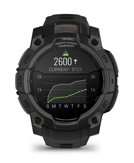 Garmin Instinct 3 Išmanusis laikrodis 45 mm AMOLED Black with Black Band