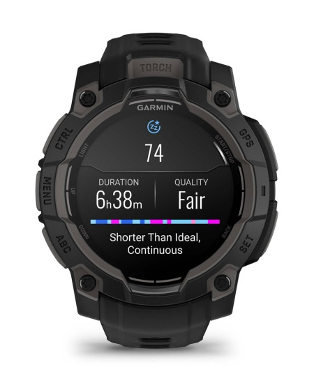 Garmin Instinct 3 Išmanusis laikrodis 45 mm AMOLED Black with Black Band