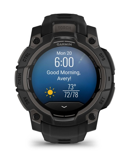 Garmin Instinct 3 Išmanusis laikrodis 45 mm AMOLED Black with Black Band