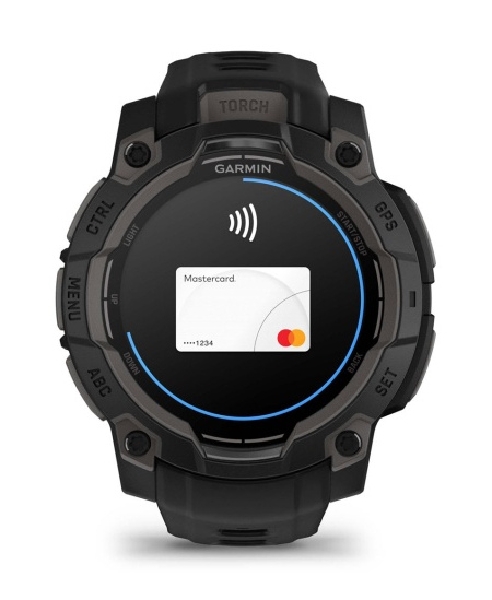 Garmin Instinct 3 Išmanusis laikrodis 45 mm AMOLED Black with Black Band