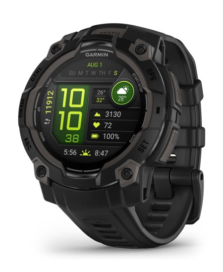 Garmin Instinct 3 Išmanusis laikrodis 45 mm AMOLED Black with Black Band