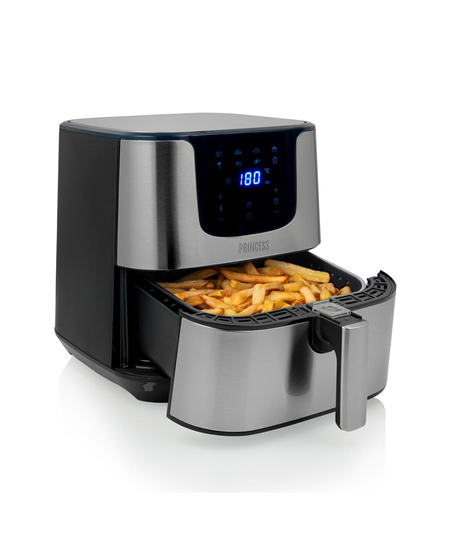 Princess | Digital Aerofryer Deluxe XXL | 182060 | Power 1700 W | Capacity 5.5 L | Black/Stainless Steel