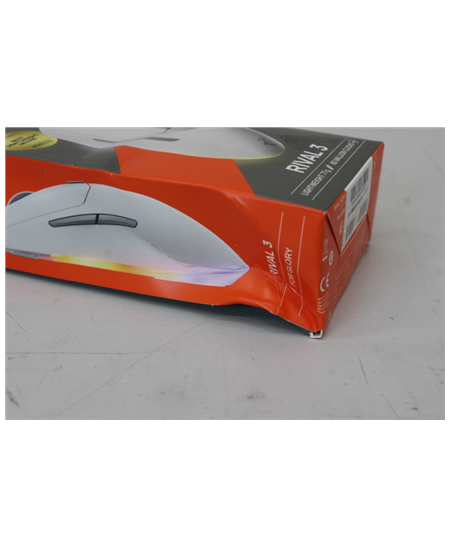 SALE OUT. Steelseries Rival 3 Gen 2 Gaming Mouse, White | SALE OUT. SteelSeries Gaming Mouse | Rival 3 Gen 2 | Wired | White | D