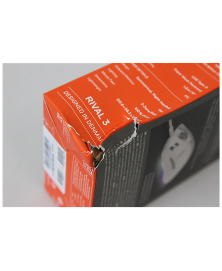 SALE OUT. Steelseries Rival 3 Gen 2 Gaming Mouse, White | SALE OUT. SteelSeries Gaming Mouse | Rival 3 Gen 2 | Wired | White | D