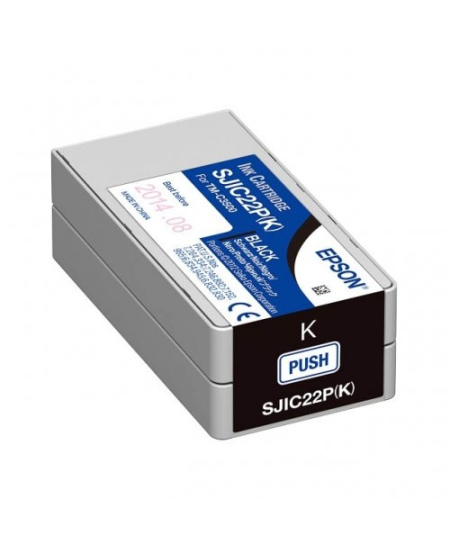 Epson SJIC22P(K) (C33S020601) Rašalinė kasetė, Juoda