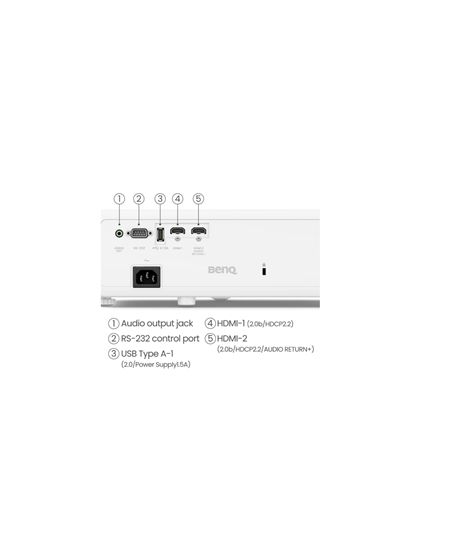 Benq TK710 | 4K UHD (3840 x 2160) | 3200 ANSI lumens | Grey/White