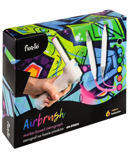 Purškiamų flomasterių rinkinys Airbrush FIORELLO
