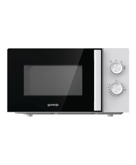 Gorenje Microwave Oven MO20E1WH Free standing, 20 L, 800 W, Grill, White