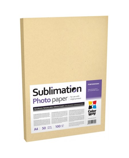 PSM100050A4 | 100 g/m² | A4 | A4 | Photo Paper sublimation 50 pcs.