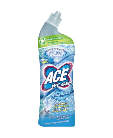 Tualeto valiklis ACE Glitter Marine breeze, 700 ml
