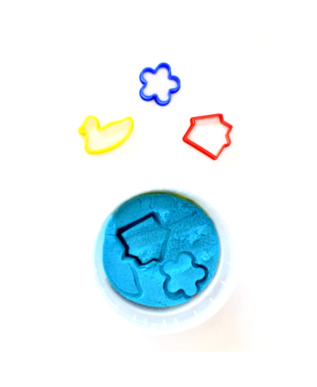 Išmanusis smėlis su formelėmis GENIO KIDS, 150 g, 5 spalvų smėlis