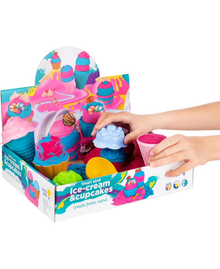 Išmanusis smėlis Genio Kids „Keksiukai ir ledai“, 1 kg