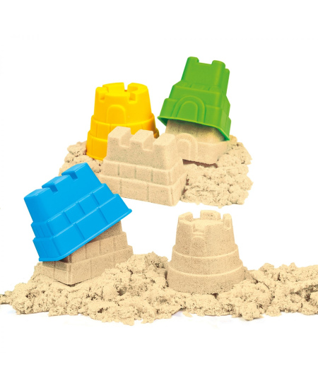 Išmanusis smėlis Genio Kids Pasakų pilis su formelėmis, 1kg