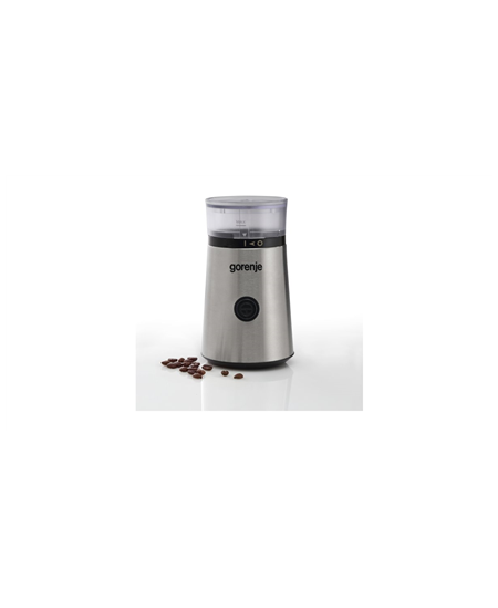 Gorenje Coffee grinder SMK150E 150 W, Coffee beans capacity 60 g, Lid safety switch, Stainless steel