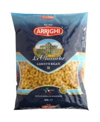 Makaronai  ARRIGHI, rageliai, Nr. 51, 500 g