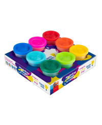 GENIO KIDS Natūralus plastilinas - modelinas, 8 spalvos